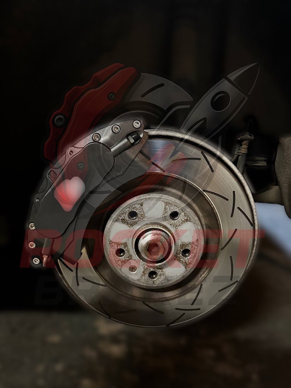 Aftermarket Brake Covers fits on Audi A5 8T 2008 - 2016 — Full Metal, Custom Fit, 17 Color Options