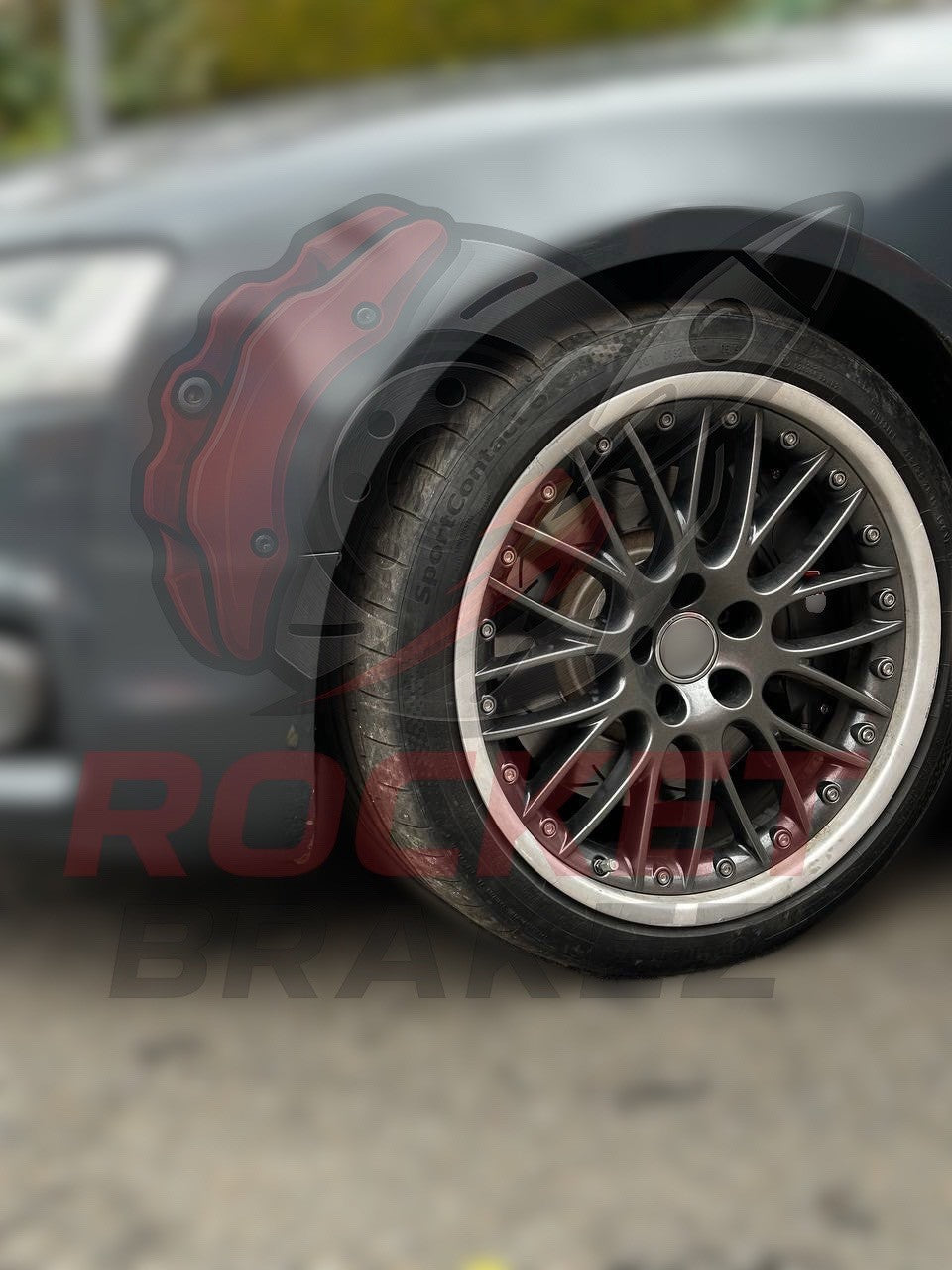 Aftermarket Brake Covers fits on Audi A5 8T 2008 - 2016 — Full Metal, Custom Fit, 17 Color Options