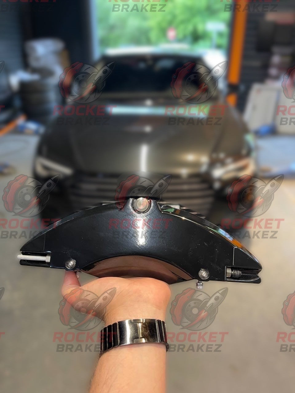 Aftermarket Brake Covers fits on Audi A6 c8 — Full Metal, Custom Fit, 17 Color Options