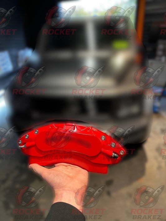 Aftermarket Brake Covers fits on Mercedes G class — Full Metal, Custom Fit, 17 Color Options